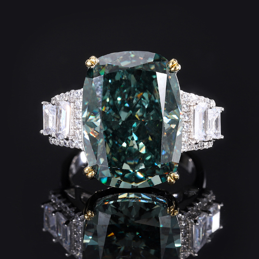 Vintage Cosmic Crystal Ring Crafted from Sterling Silver Jula Jewelry