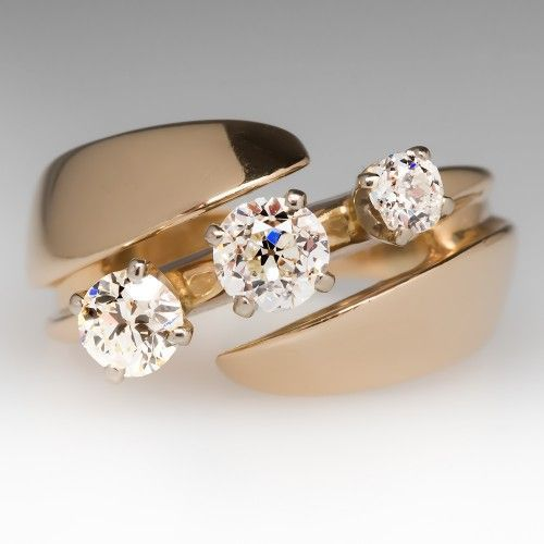 Vintage Zirconia Adjustable Ring Jula Jewelry