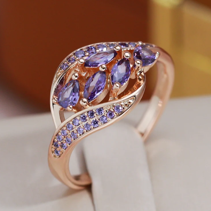 Elegant Violet Ring Jula Jewelry