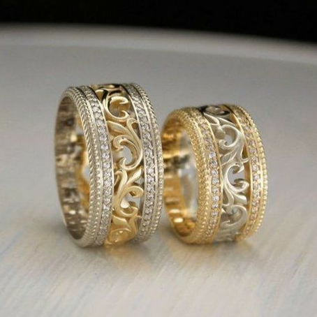 Golden Vintage Pair Ring Jula Jewelry
