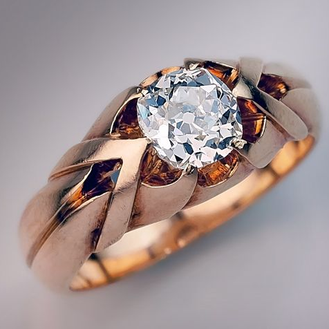 Vintage Crystal Rose Ring Jula Jewelry