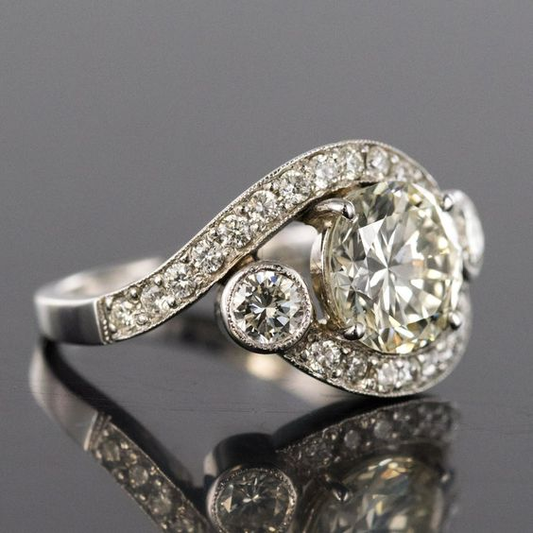 Shimmering Band in Crystal Silver Jula Jewelry