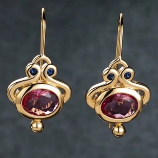 Vintage Rose Gold Ear Studs Jula Jewelry