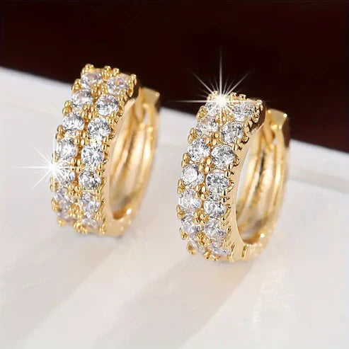 Bright Gold Stud Earring Jula Jewelry