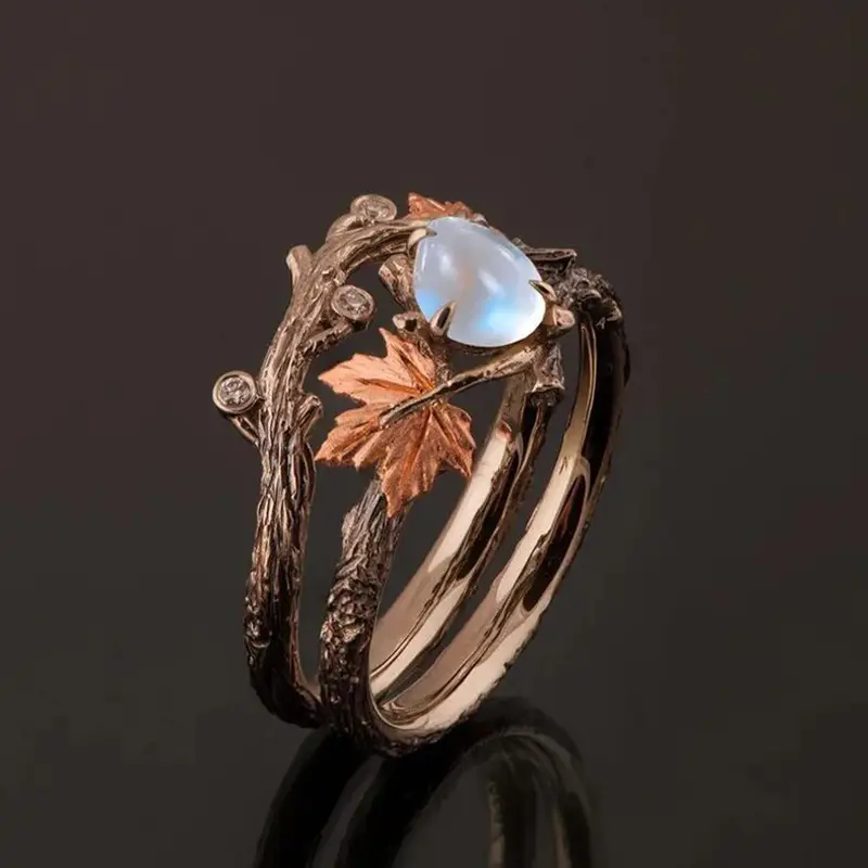 Moonlit Nature Ring. Jula Jewelry