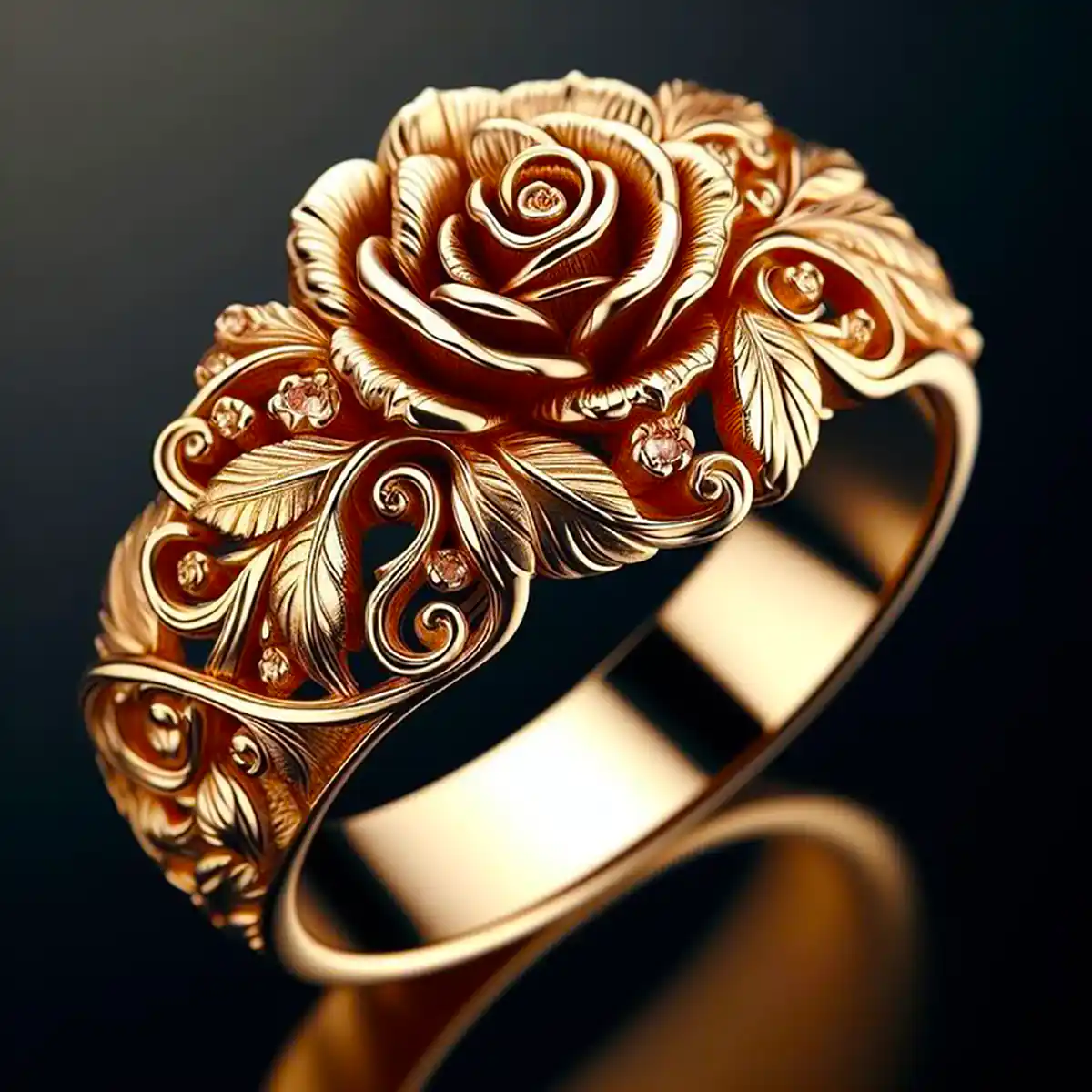 Golden Blossom Ring Jula Jewelry