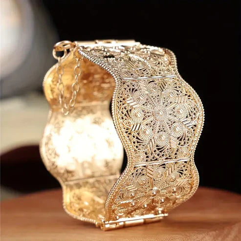 Golden Mandala Bangle Jula Jewelry