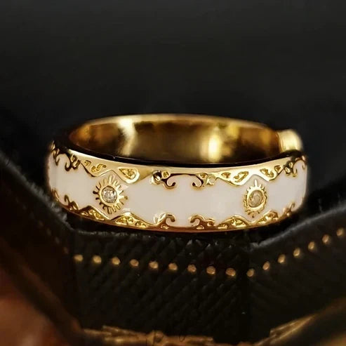 White Gold Band. Jula Jewelry