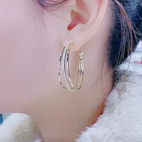 Radiant Circle Earrings Jula Jewelry