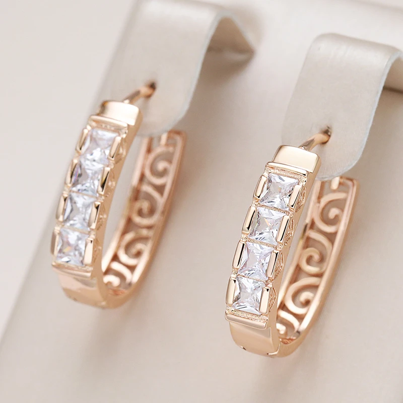 Gold Crystal Earrings Jula Jewelry