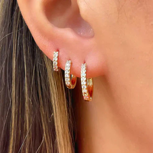 Zirconia Radiant Earrings Jula Jewelry