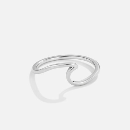 Silver Minimalist Adjustable Ring Jula Jewelry