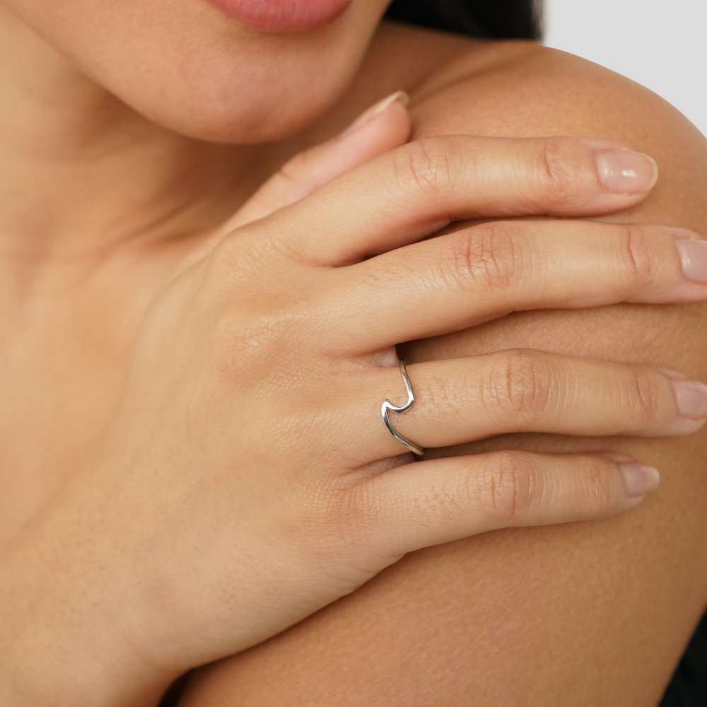 Silver Minimalist Adjustable Ring Jula Jewelry