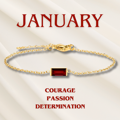 Heartline Gemstone Bracelet Jula Jewelry
