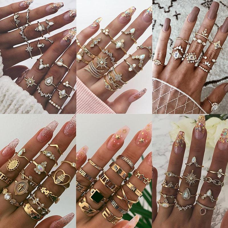 Unique Premium Set of 8 to 12 Rings Jula Jewelry