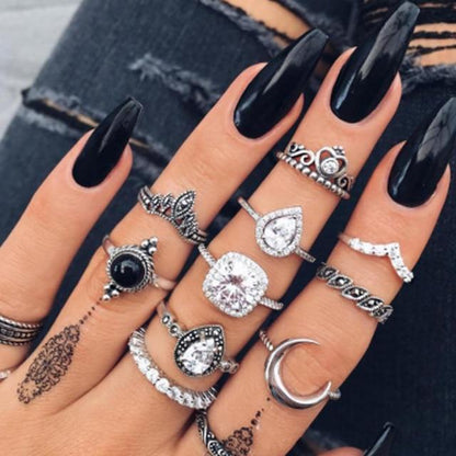 Unique Premium Set of 8 to 12 Rings Jula Jewelry
