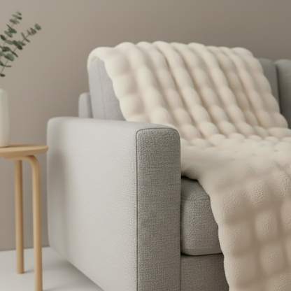 Bubble Sofa Blanket Soft Texture for Cozy Daily Comfort SleepingPillow