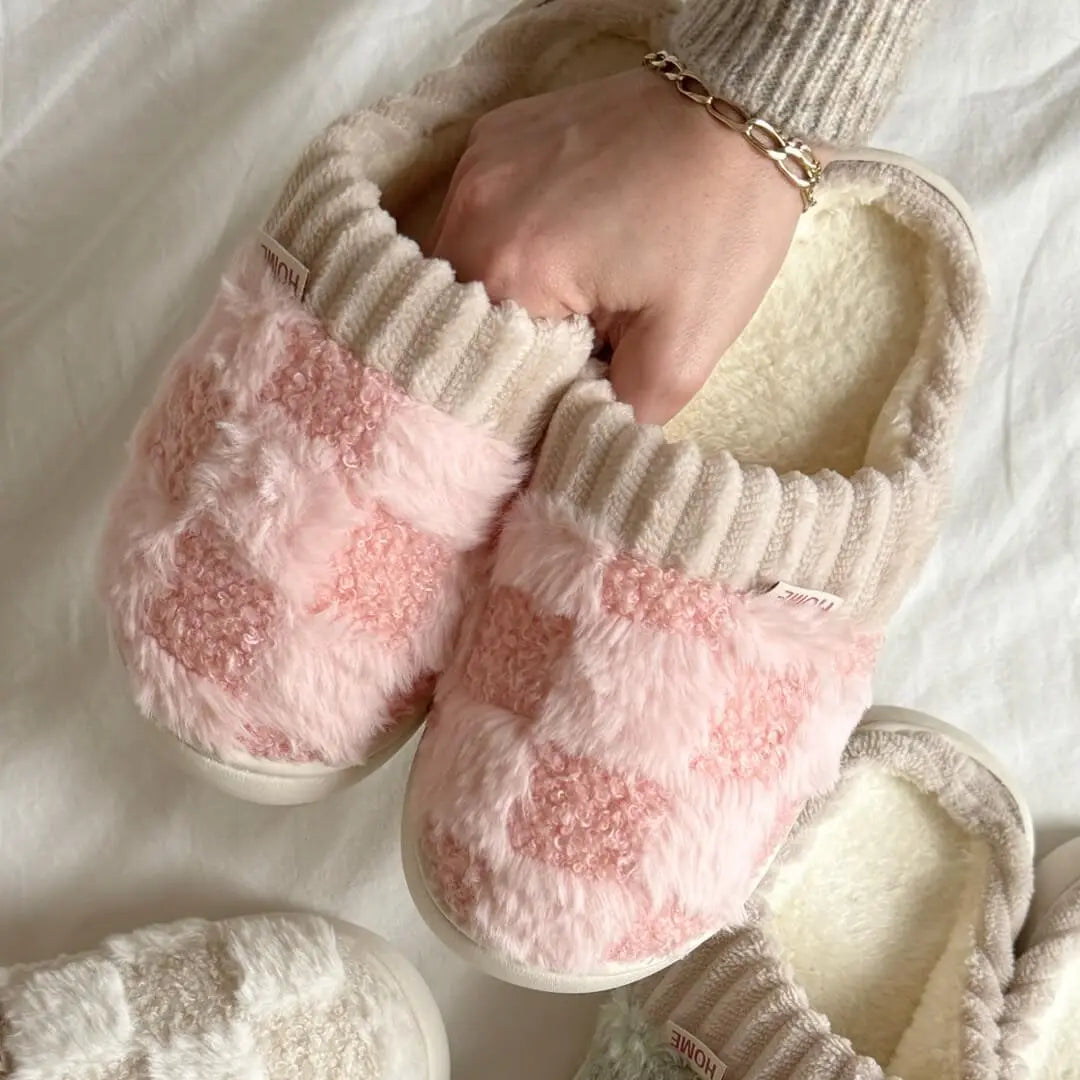 Slippers Soft Fluffy for Cozy Indoor Comfort SleepingPillow